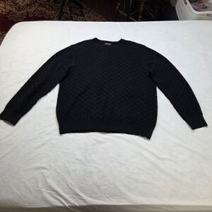 Karl Lagerfeld Men’s Lightweight Crew Neck Black Sweater Size XL